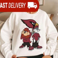 Arizona Cardinals Bugs Bunny Looney Tunes NFL Sweatshirt Gifts for Fans - available at - sportfansshop.com