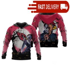 Arizona Cardinals Michael Myers Halloween NFL Hoodie Gifts for Fans - available at - sportfansshop.com