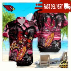 Arizona Cardinals NFL Summer Hawaiian Shirt - available at - sportfansshop.com