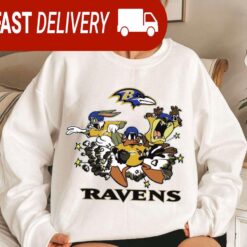 Baltimore Ravens Football Looney Tunes NFL Sweatshirt Gifts for Fans - available at - sportfansshop.com