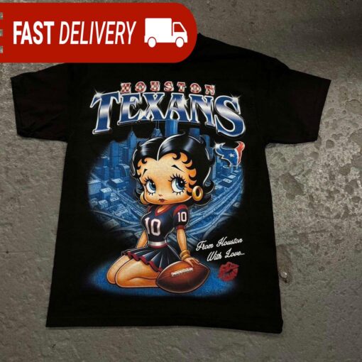 Betty Boop Houston Texans NFL Football Shirt - available at - sportfansshop.com