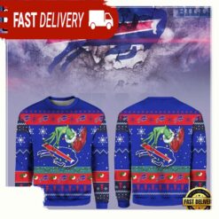 Buffalo Bills Grinch NFL Christmas Ugly Sweater - available at - sportfansshop.com