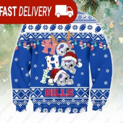 Buffalo Bills Ho Ho Ho NFL Ugly Christmas Sweater - available at - sportfansshop.com