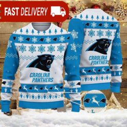 Carolina Panthers Ugly Christmas Sweater NFL Gift for Fans - available at - sportfansshop.com