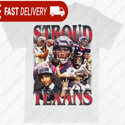 CJ Stroud Houston Texans Bootleg Shirt Retro Graphic NFL Gift - available at - sportfansshop.com