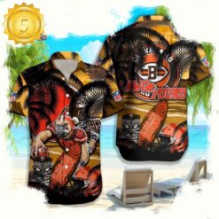 Cleveland Browns NFL Summer Hawaiian Shirt - available at - sportfansshop.com