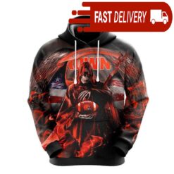 Cleveland Browns The Death Holding Football Halloween NFL Hoodie Gifts for Fans - available at - sportfansshop.com