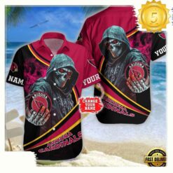 Custom Name Arizona Cardinals NFL Hawaiian Shirt - available at - sportfansshop.com