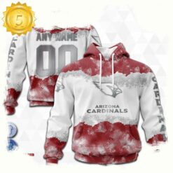 Custom Name Number NFL Arizona Cardinals Color 3D Hoodie New Design - available at - sportfansshop.com