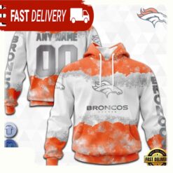 Custom Name Number NFL Denver Broncos Color 3D Hoodie New Design - available at - sportfansshop.com