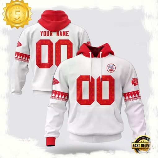 Custom Name Number NFL Kansas City Chiefs Spirit 3D Hoodie New Design - available at - sportfansshop.com