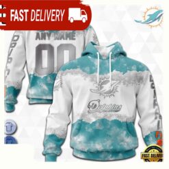 Custom Name Number NFL Miami Dolphins Color 3D Hoodie New Design - available at - sportfansshop.com