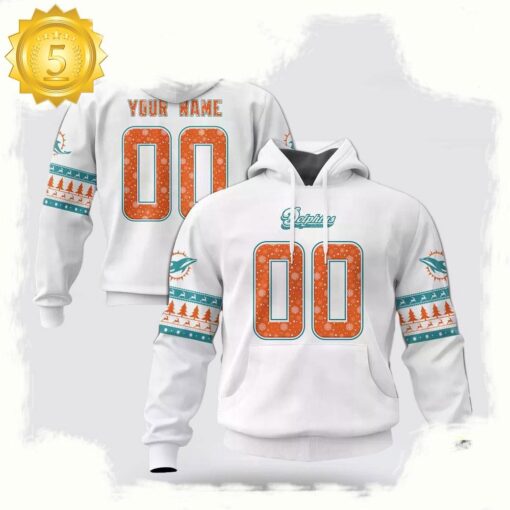 Custom Name Number NFL Miami Dolphins Spirit 3D Hoodie New Design - available at - sportfansshop.com