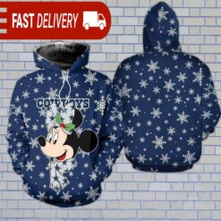 Dallas Cowboys Christmas Mickey Mouse NFL Hoodie Gifts for Fans - available at - sportfansshop.com