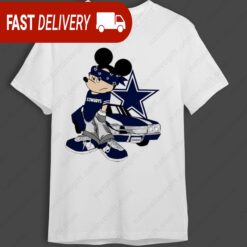 Dallas Cowboys Mickey Mouse Lowrider NFL Shirt Gift for Fans - available at - sportfansshop.com