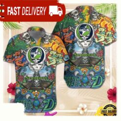 Grateful Dead X Seattle Seahawks NFL Unisex Hawaiian Shirt - available at - sportfansshop.com