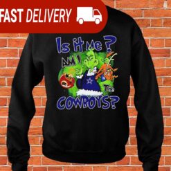 Grinch Is It Me Am I The Dallas Cowboys Football Shirt Funny NFL Gifts - available at - sportfansshop.com