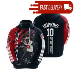 Houston Texans Deandre Hopkins NFL 3D Hoodie Gifts for Fans - available at - sportfansshop.com