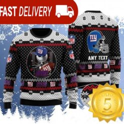 Jack Skellington New York Giant NFL Ugly Christmas Sweater - available at - sportfansshop.com