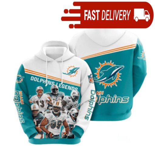 Miami Dolphins Football Team NFL Hoodie Gifts for Fans - available at - sportfansshop.com