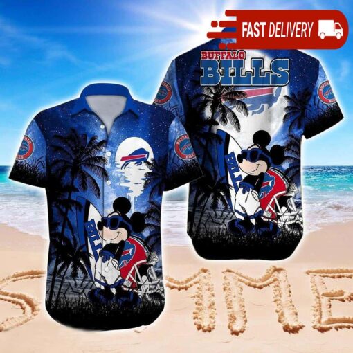 Mickey Mouse Buffalo Bills NFL Hawaiian Shirt Summer Vibes Disney Gift - available at - sportfansshop.com