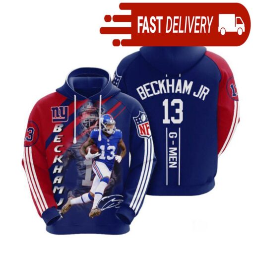 New York Giants Beckham Jr NFL Hoodie Gifts for Fans - available at - sportfansshop.com