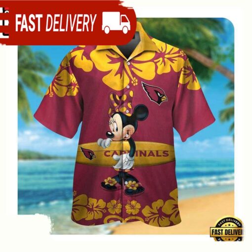 NFL Arizona Cardinals x Minnie Mouse Hawaii Shirt Summer Shirt For Men Women - available at - sportfansshop.com