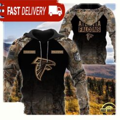 NFL Atlanta Falcons Custom NameHunting Camo Hoodie - available at - sportfansshop.com