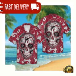 NFL Atlanta Falcons Sugar Skull Hawaii Shirt For Men Women - available at - sportfansshop.com