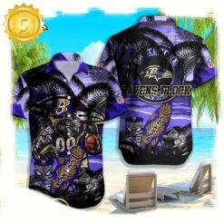 NFL Baltimore Ravens Hawaiian Shirt For Men Women - available at - sportfansshop.com