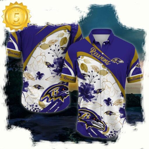 NFL Baltimore Ravens New Arrivals Football Summer Hawaii Shirt - available at - sportfansshop.com