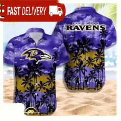 NFL Baltimore Ravens Retro Aloha Shirts For Men Women - available at - sportfansshop.com