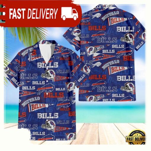 NFL Buffalo Bills Hawaiin Shirt Beach Shorts For Men Women - available at - sportfansshop.com