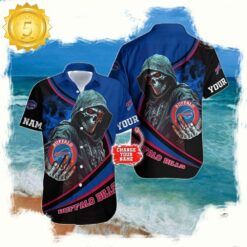 NFL Buffalo Bills Summer Hawaiian Shirt Customizable Football Team - available at - sportfansshop.com