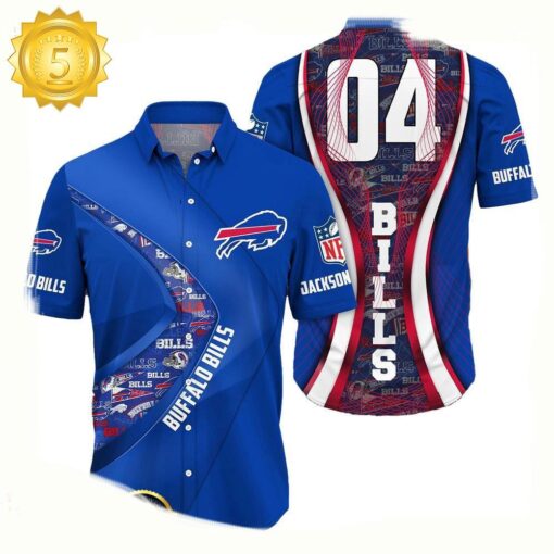 NFL Buffalo BillsCustom Name Number New Design Hawaiian Shirt For Men Women - available at - sportfansshop.com