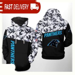 NFL Carolina Panthers Camo Veteran Team 3D Printed Hoodie Shirt - available at - sportfansshop.com