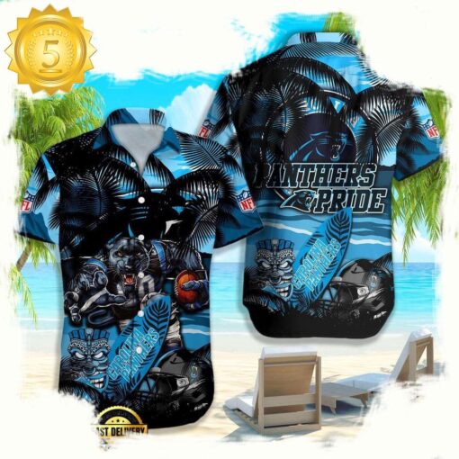 NFL Carolina Panthers Hawaiian Shirt For Men Women - available at - sportfansshop.com