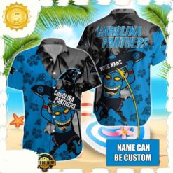 NFL Carolina Panthers Retro Custom Hawaiian Shirts For Men Women - available at - sportfansshop.com