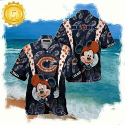 NFL Chicago Bears Mickey Mouse Summer Hawaiian Shirt - available at - sportfansshop.com