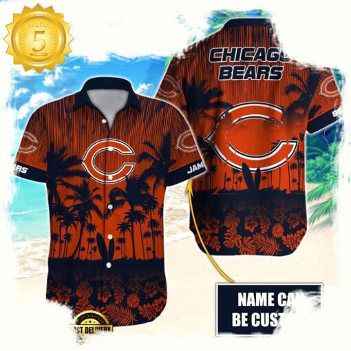 NFL Chicago Bears Vintage Style Custom Aloha Shirts For Men Women - available at - sportfansshop.com