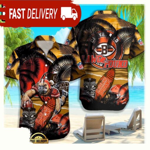 NFL Cleveland Browns Hawaiian Shirt For Men Women - available at - sportfansshop.com