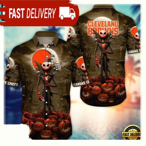 NFL Cleveland Browns Hawaiian Shirt For Men Women - available at - sportfansshop.com