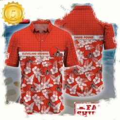 NFL Cleveland Browns Palm Leaves New Design Hawaiian Shirt - available at - sportfansshop.com