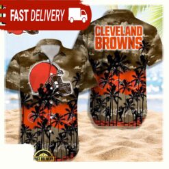 NFL Cleveland Browns Retro Aloha Shirts For Men Women - available at - sportfansshop.com