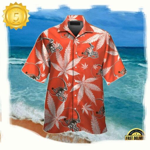 NFL Cleveland Browns Summer Hawaiian Shirt Trendy Summer - available at - sportfansshop.com