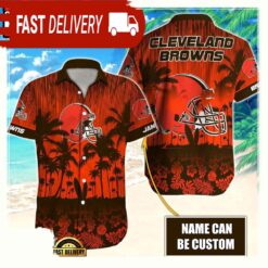 NFL Cleveland Browns Vintage Style Custom Aloha Shirts For Men Women - available at - sportfansshop.com