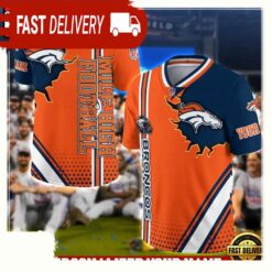 NFL Custom Name Denver Broncos Team Logo Football Jersey - available at - sportfansshop.com