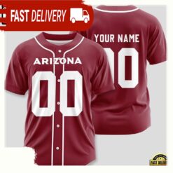 NFL Custom Name Number Arizona Cardinals Team Baseball Jersey Shirt - available at - sportfansshop.com