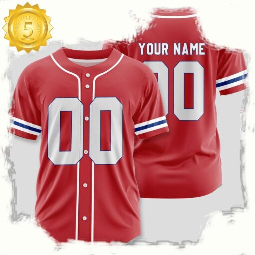 NFL Custom Name Number New England Patriots Team Baseball Jersey Shirt - available at - sportfansshop.com