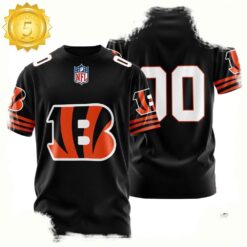 NFL Customized Cincinnati Bengals Team Sport 3D T Shirt - available at - sportfansshop.com